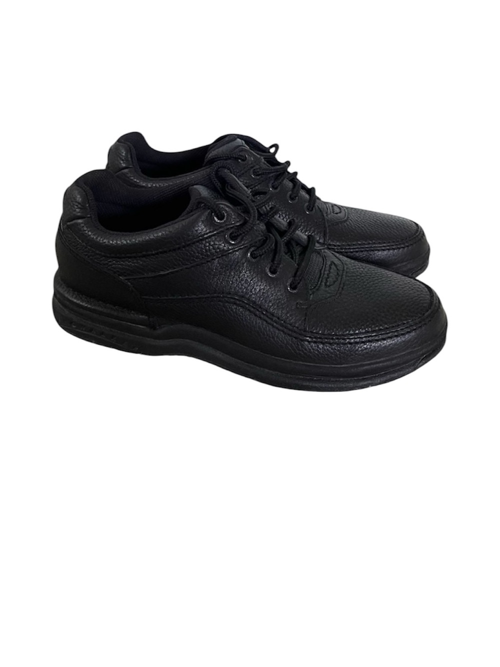 Rockport World Tour Classic ProWalker Black Oxford Leather Lace Shoes Size 8.5